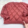 Leaf Cardigan - Top Down Raglan Knitting Pattern by TheKnitStitch