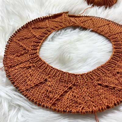 Harlequin Tee knit pattern