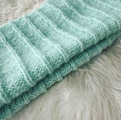 Mohair Lines Shawl